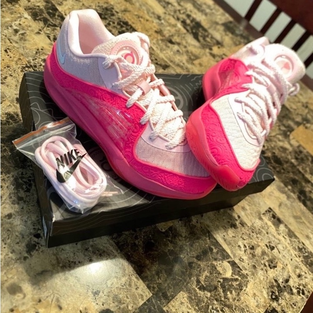 Nike Vibrant Pink and White Athletic Shoes